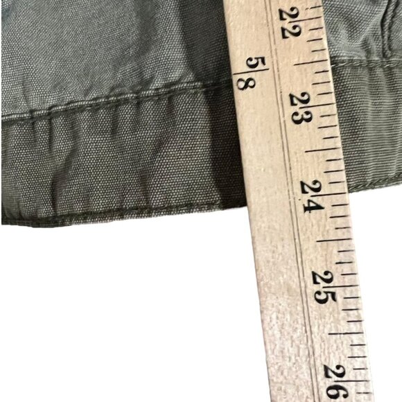 Dear‎ John Denim & Olive Green Streetwear Utility Grunge Trucker Jacket XS - Picture 7 of 9